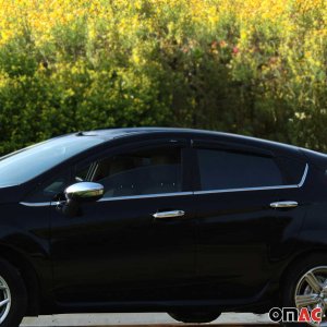 Ford Fiesta Window Trim - Omac - S.Steel - Gloss Silver - '11-'19